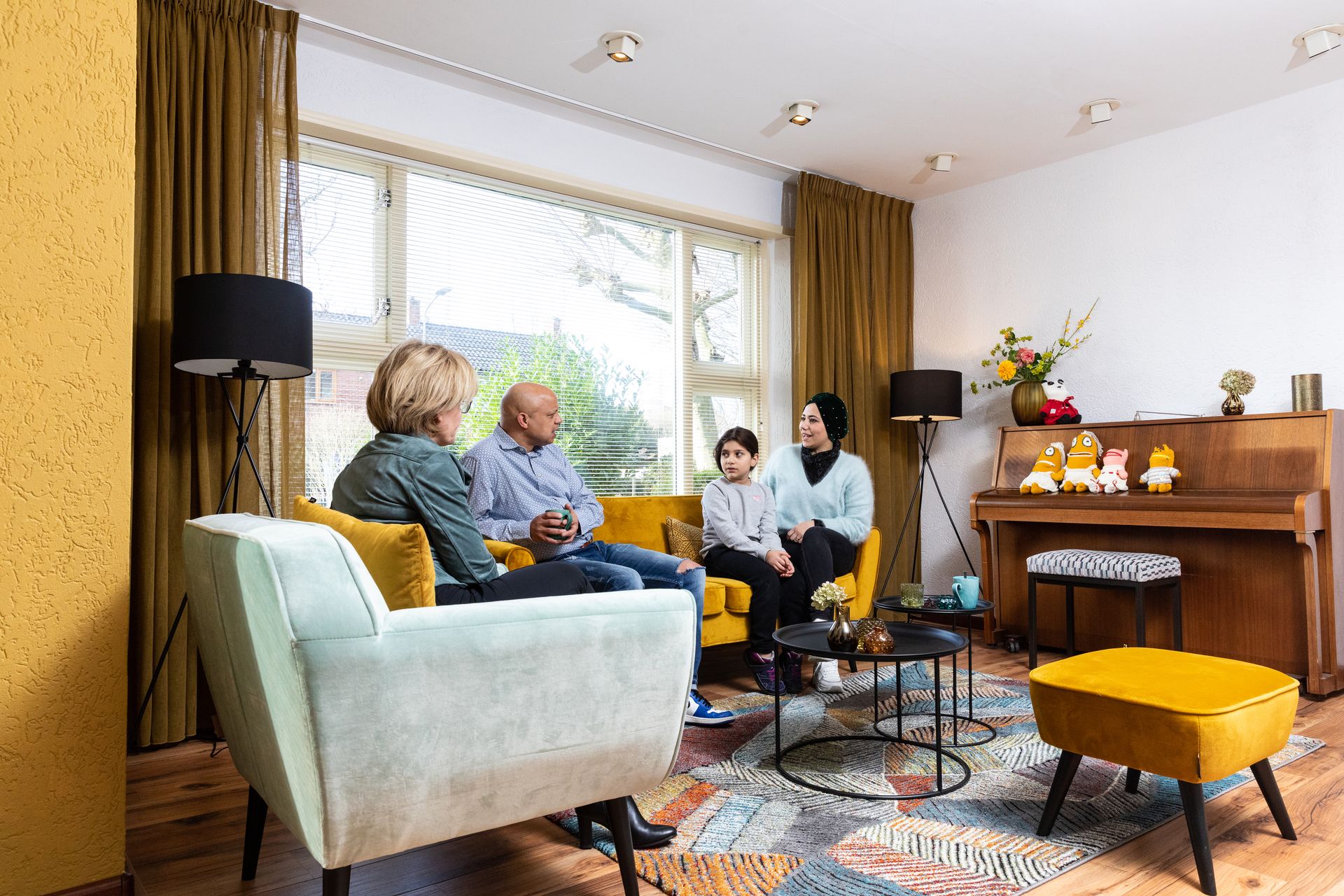 Begeleiding in gesprek met cliënt